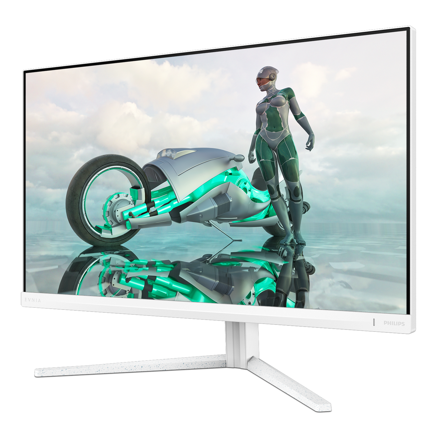 Evnia 27M2N3501PA Gaming Monitor White 27" QHD FAST IPS 260Hz 0.3ms AdaptiveSync with Ergo Stand & Built-in Speaker