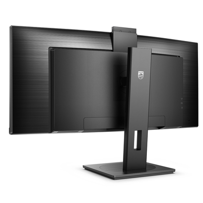 Philips 34B1U5600CH 34" Curved 21:9 UltraWide WQHD Display with USB-C Docking (PD100W) & Windows Hello Webcam