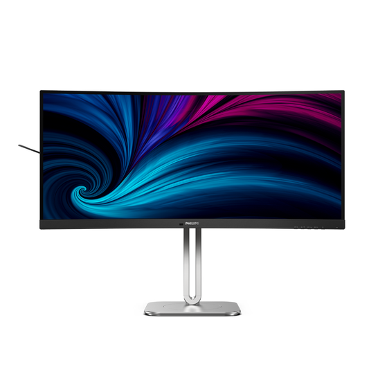 Philips 34B2U5900C 34" Curved VA 5120 x 2160 (WUHD) Dual Frame Mode USB-C (PD 140W) Docking Monitor
