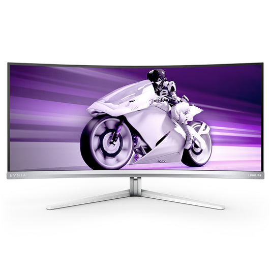 Evnia 34M2C8600 34'' QD OLED Curved WQHD 175Hz 0.03ms FreeSync Premium Pro Display with USB-C & Ambiglow Monitor